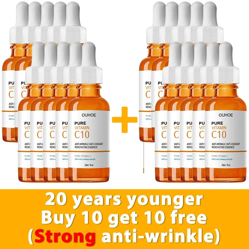 Revitalizing Vitamin C Face Serum - Anti-Aging, Firming, and Brightening Essence for Youthful Skin