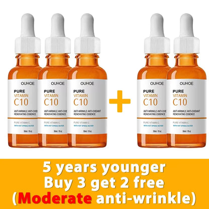 Revitalizing Vitamin C Face Serum - Anti-Aging, Firming, and Brightening Essence for Youthful Skin