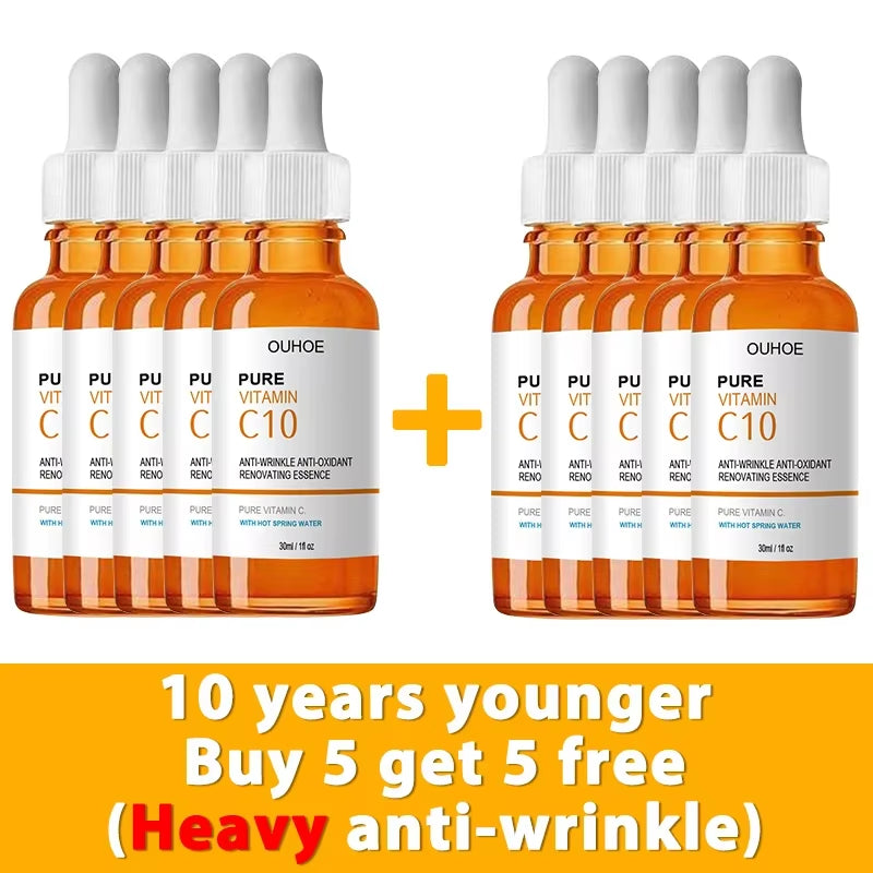 Revitalizing Vitamin C Face Serum - Anti-Aging, Firming, and Brightening Essence for Youthful Skin