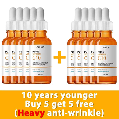 Revitalizing Vitamin C Face Serum - Anti-Aging, Firming, and Brightening Essence for Youthful Skin